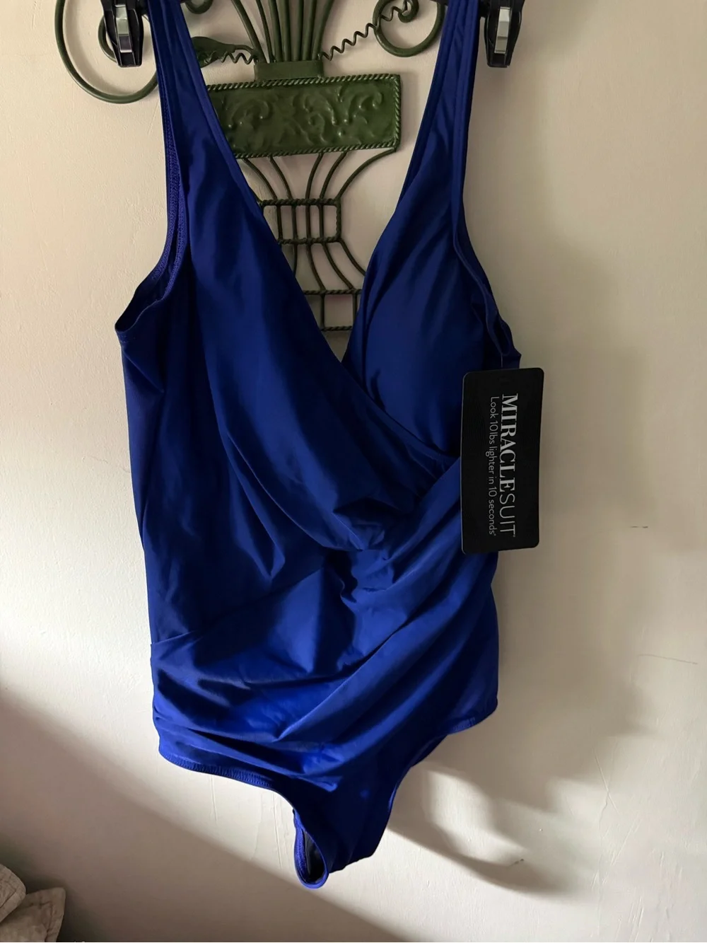 Miraclesuit Oceanus azul blue one piece swimsuit size 18